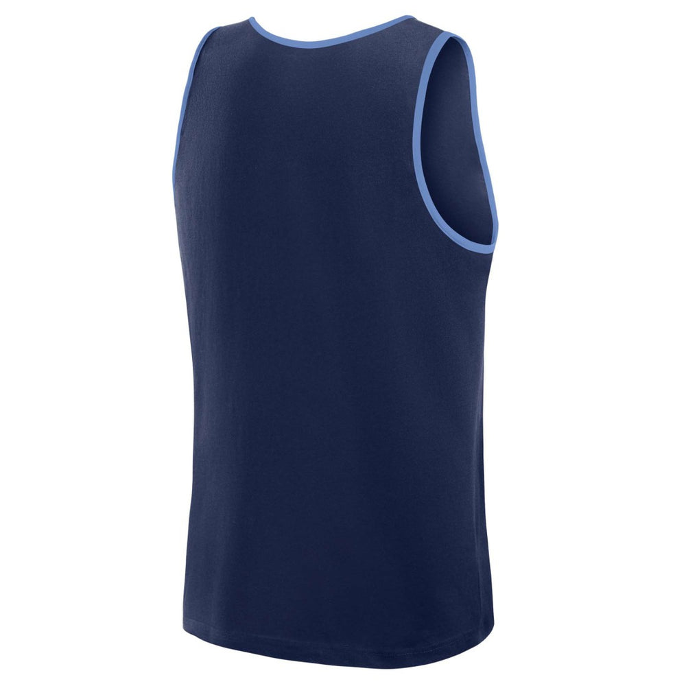 Tennessee Titans Logo Athletic Unmatched Success Tank Top - Navy Tops