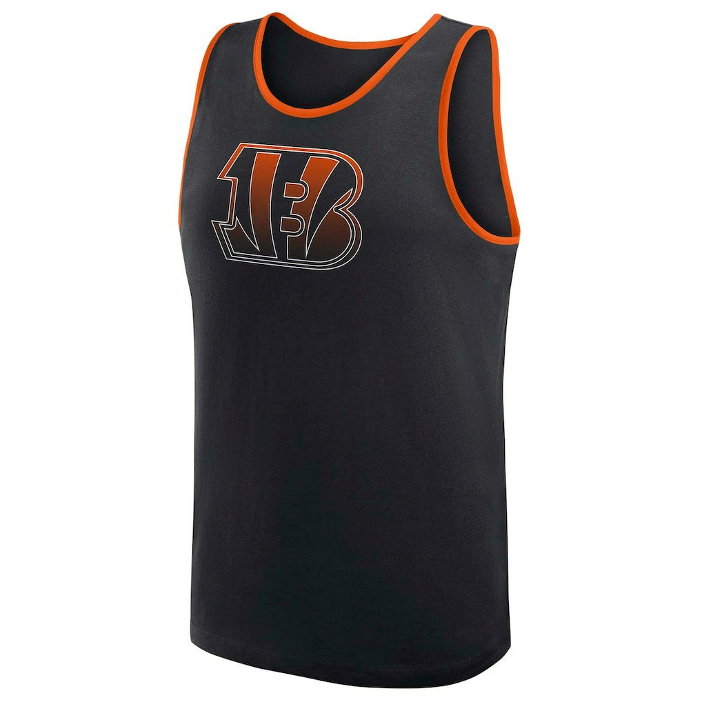 Cincinnati Bengals Logo Athletic Unmatched Success Tank Top - Black Tops