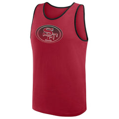 San Francisco 49ers Logo Athletic Unmatched Success Tank Top - Scarlet Tops