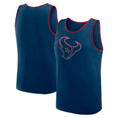 Houston Texans Logo Athletic Unmatched Success Tank Top - Navy Tops