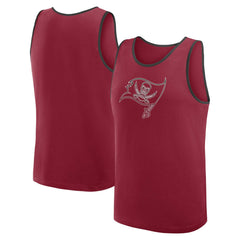 Tampa Bay Buccaneers Logo Athletic Unmatched Success Tank Top - Red Tops