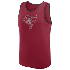 Tampa Bay Buccaneers Logo Athletic Unmatched Success Tank Top - Red Tops