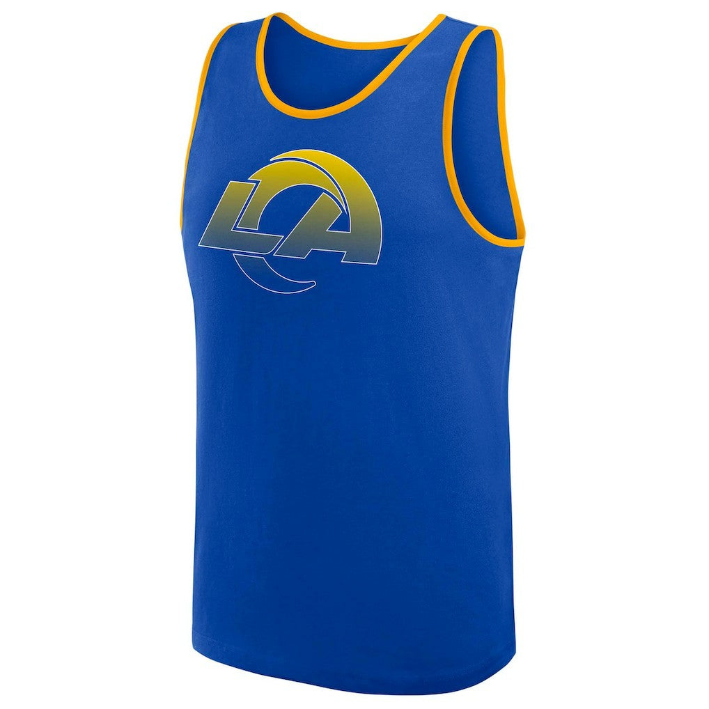 Los Angeles Rams Logo Athletic Unmatched Success Tank Top - Royal Tops