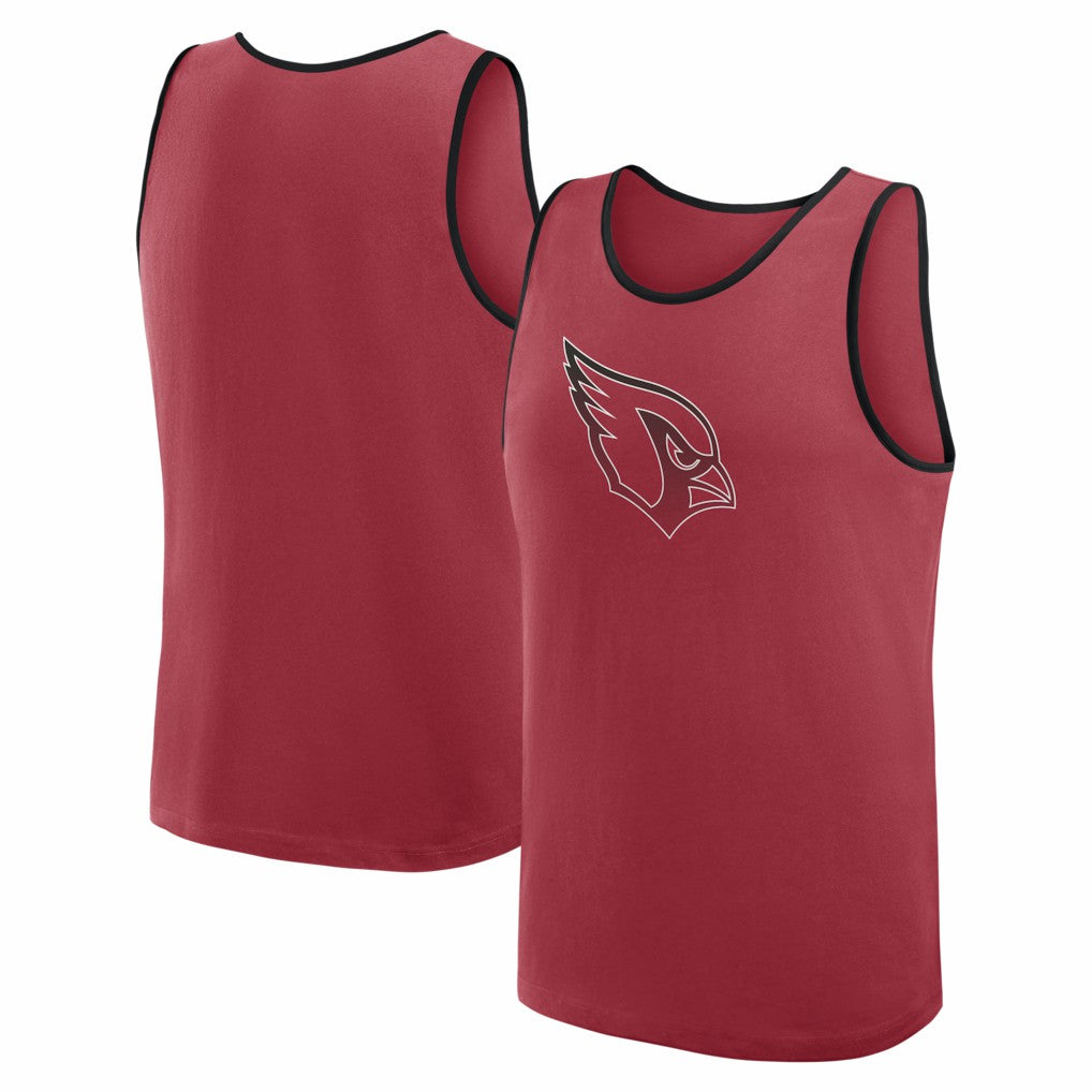 Arizona Cardinals Logo Athletic Unmatched Success Tank Top - Cardinal Tops