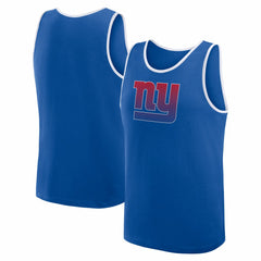 New York Giants Logo Athletic Unmatched Success Tank Top - Royal Tops