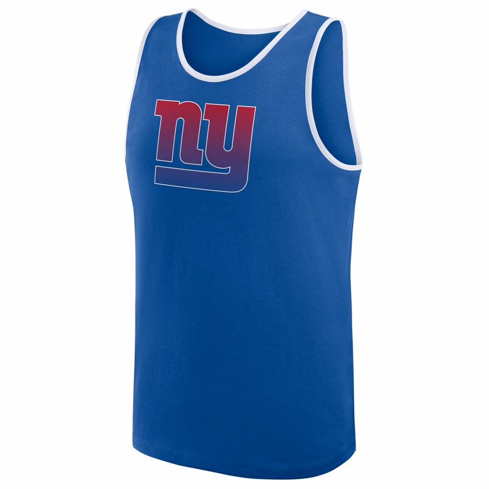 New York Giants Logo Athletic Unmatched Success Tank Top - Royal Tops