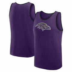 Baltimore Ravens Logo Athletic Unmatched Success Tank Top - Purple Tops