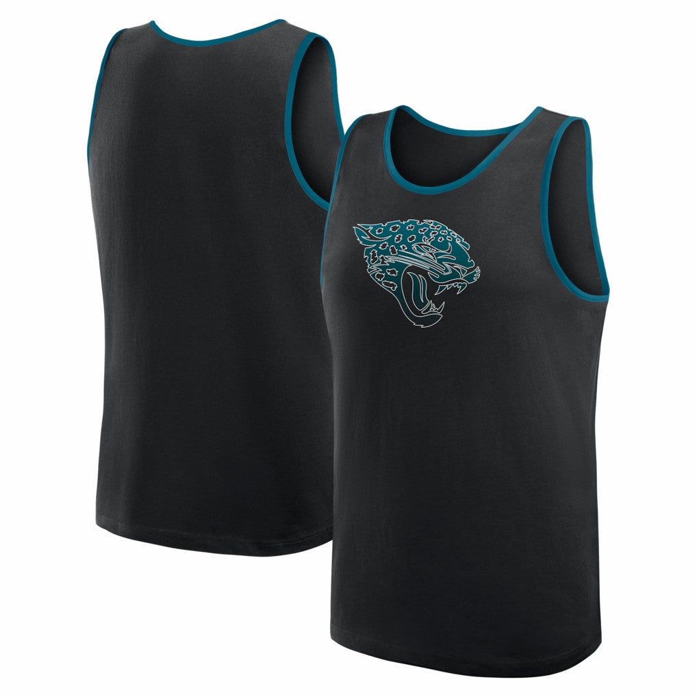 Jacksonville Jaguars Logo Athletic Unmatched Success Tank Top - Black Tops