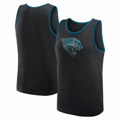 Jacksonville Jaguars Logo Athletic Unmatched Success Tank Top - Black Tops