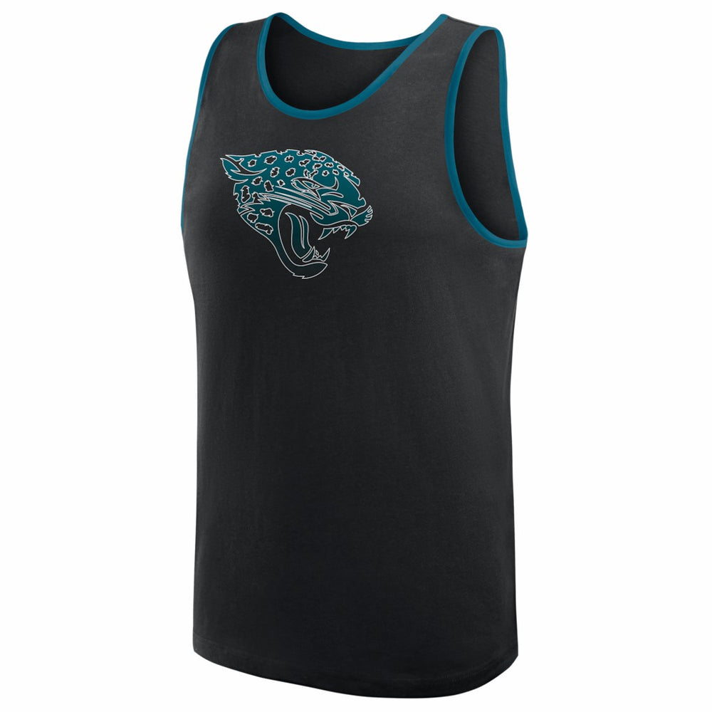 Jacksonville Jaguars Logo Athletic Unmatched Success Tank Top - Black Tops