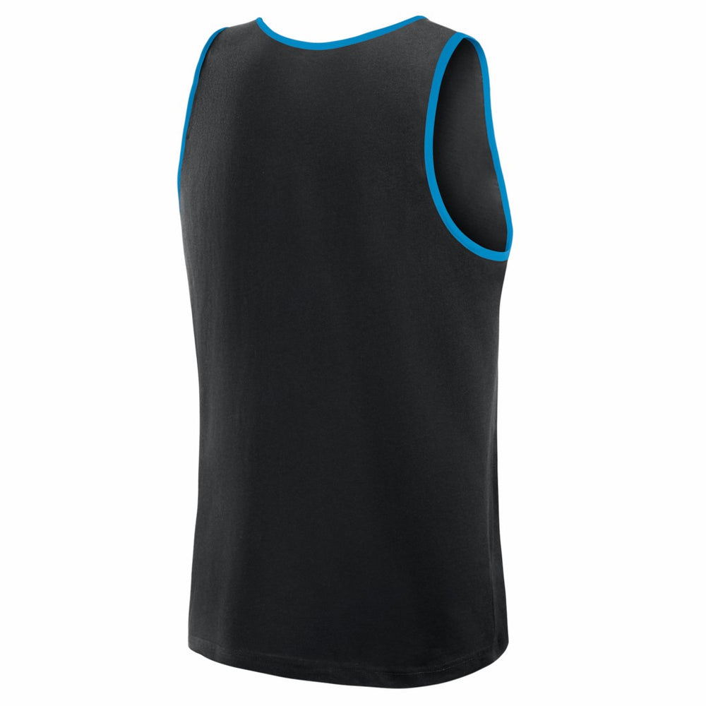 Carolina Panthers Logo Athletic Unmatched Success Tank Top - Black Tops