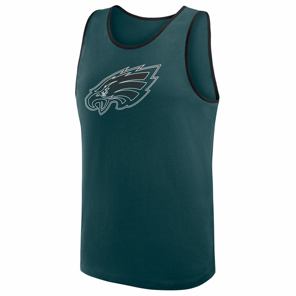 Philadelphia Eagles Logo Athletic Unmatched Success Tank Top - Green Tops