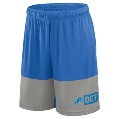 Detroit Lions Logo Athletic Best of the Best Shorts - Blue Shorts