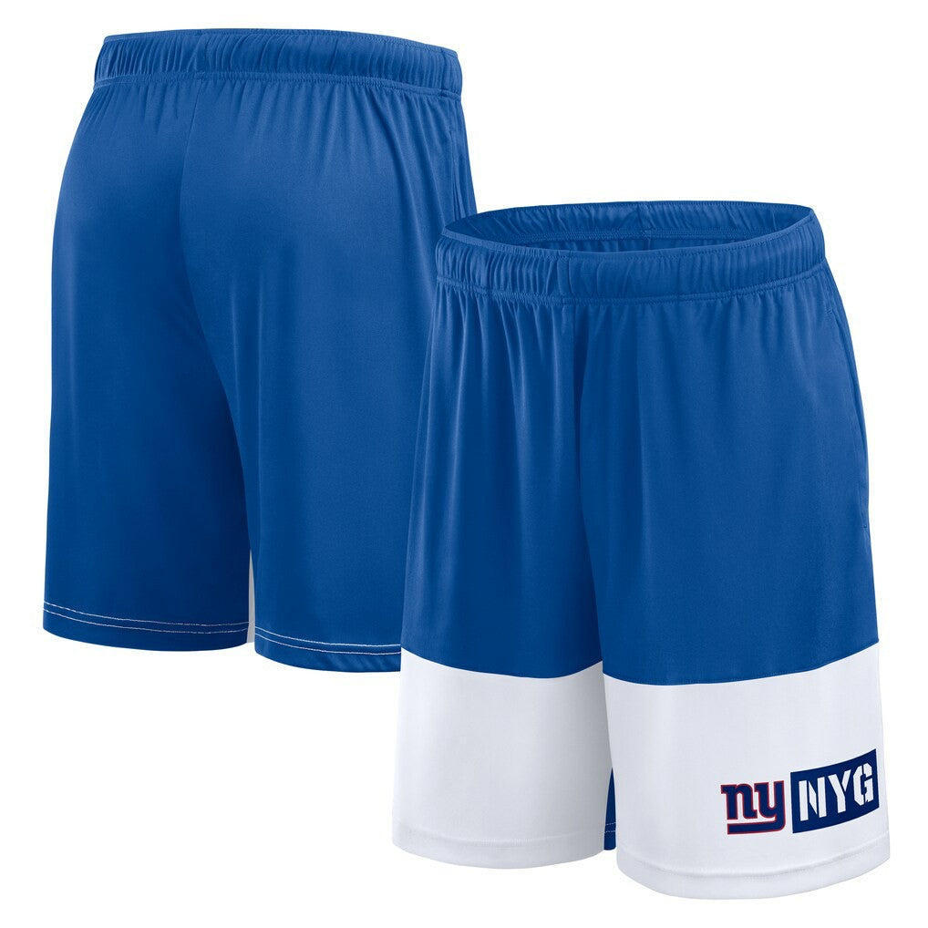 New York Giants Logo Athletic Best of the Best Shorts - Royal Shorts