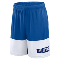 New York Giants Logo Athletic Best of the Best Shorts - Royal Shorts