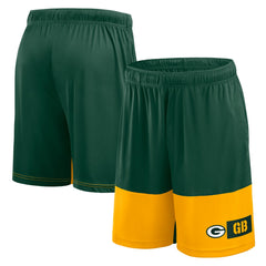 Green Bay Packers Logo Athletic Best of the Best Shorts - Green Shorts