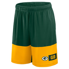 Green Bay Packers Logo Athletic Best of the Best Shorts - Green Shorts