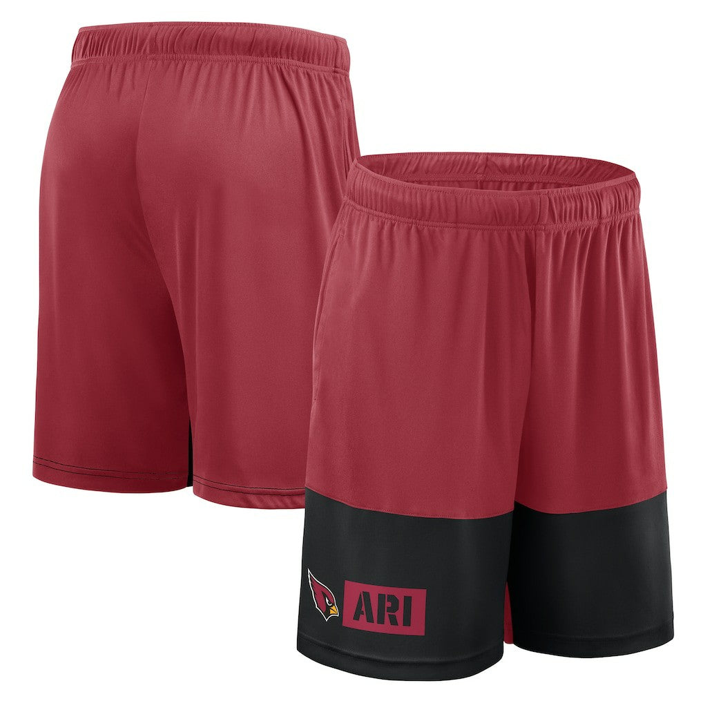 Arizona Cardinals Logo Athletic Best of the Best Shorts - Cardinal Shorts