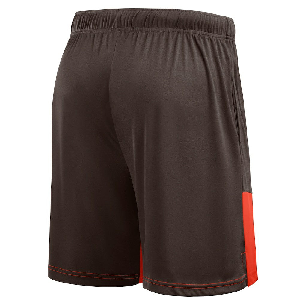 Cleveland Browns Logo Athletic Best of the Best Shorts - Brown Shorts