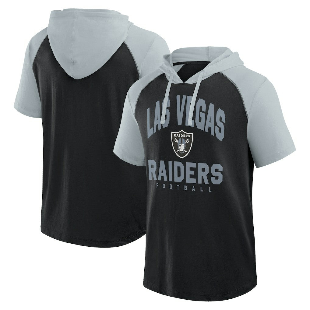 Las Vegas Raiders Logo Athletic Prime Hoodie T-Shirt - Black Hoodies