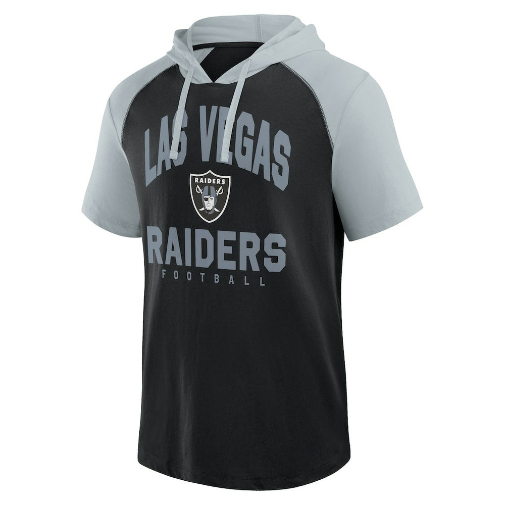 Las Vegas Raiders Logo Athletic Prime Hoodie T-Shirt - Black Hoodies
