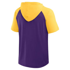 Minnesota Vikings Logo Athletic Prime Hoodie T-Shirt - Purple Hoodies