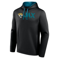 Jacksonville Jaguars Logo Athletic Head Start Pullover Hoodie - Black Hoodies