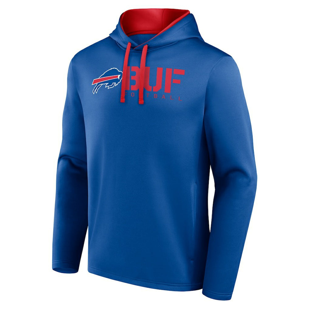 Buffalo Bills Logo Athletic Head Start Pullover Hoodie - Royal Hoodies