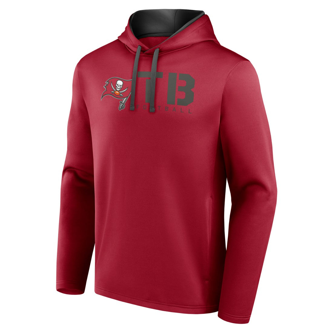 Tampa Bay Buccaneers Logo Athletic Head Start Pullover Hoodie - Red Hoodies