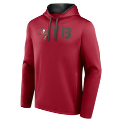 Tampa Bay Buccaneers Logo Athletic Head Start Pullover Hoodie - Red Hoodies