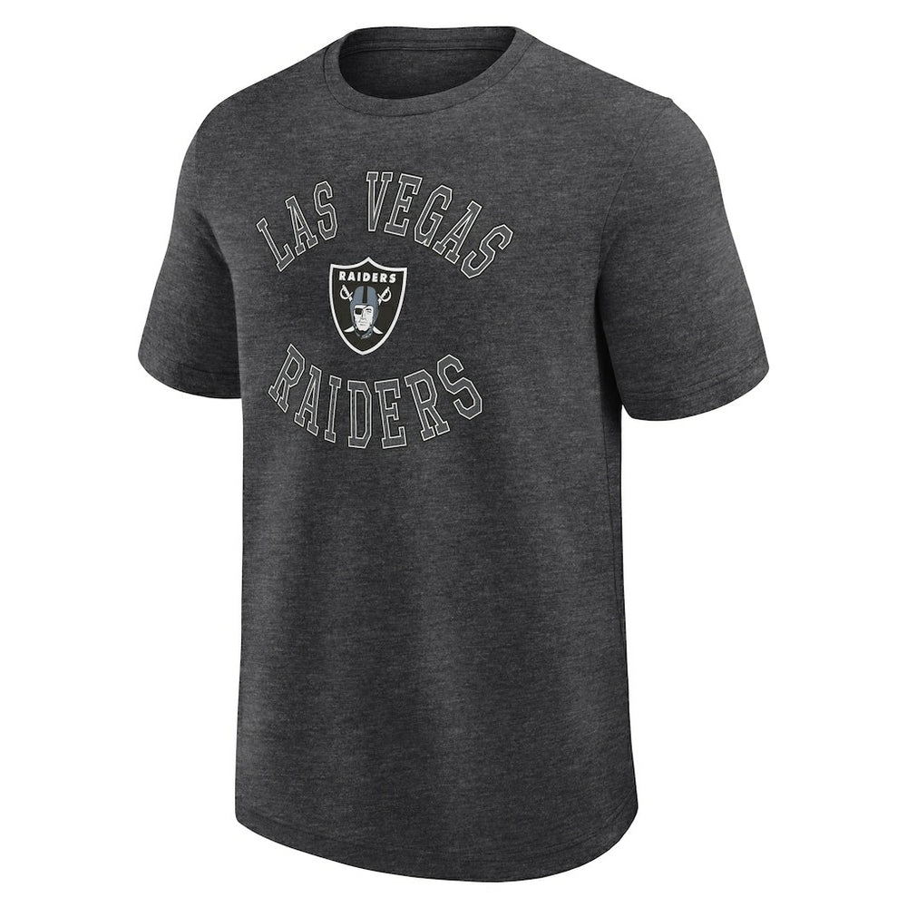 Las Vegas Raiders Logo Athletic Success T-Shirt - Heather Charcoal T-shirts