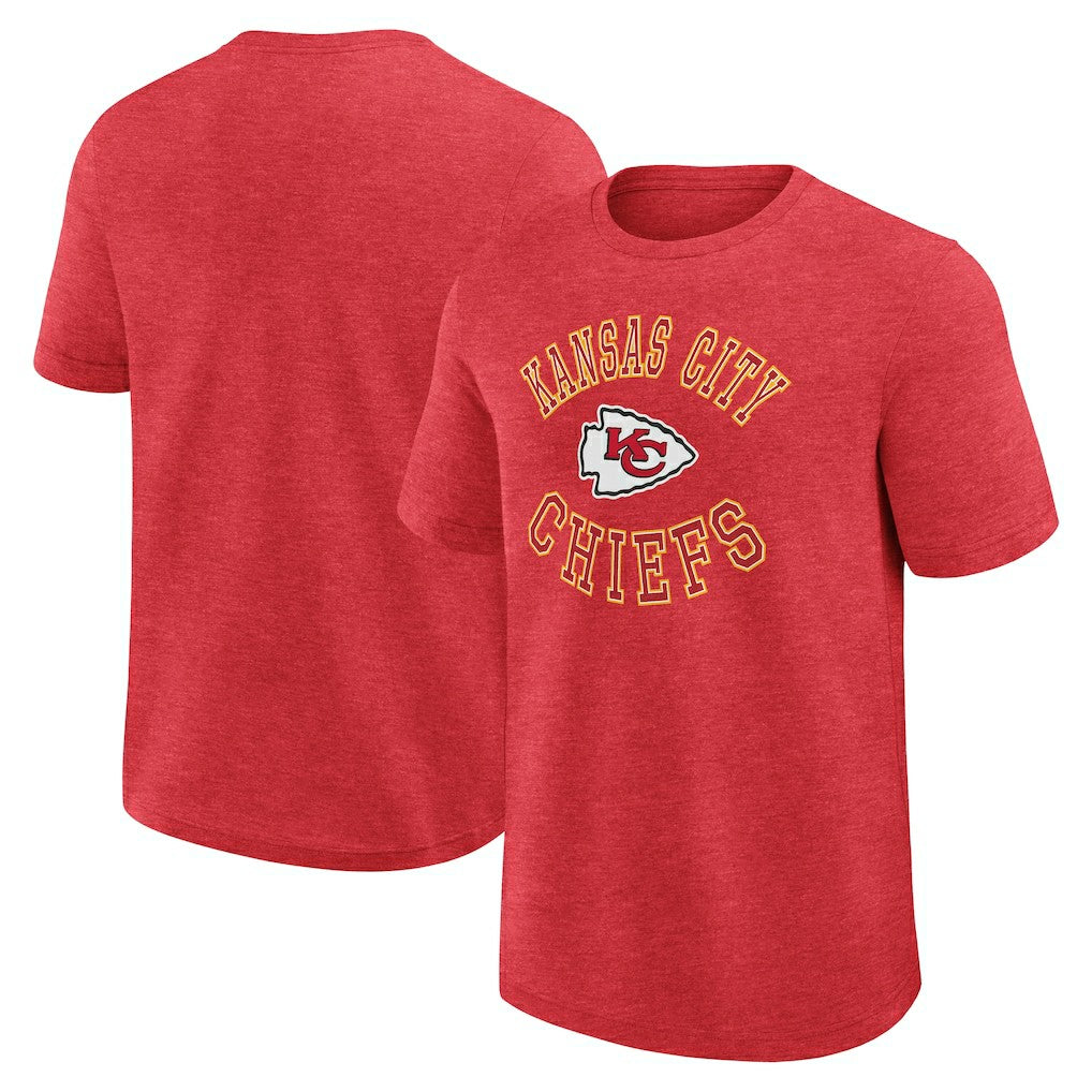 Kansas City Chiefs Logo Athletic Success T-Shirt - Heather Red T-shirts