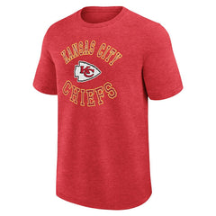 Kansas City Chiefs Logo Athletic Success T-Shirt - Heather Red T-shirts