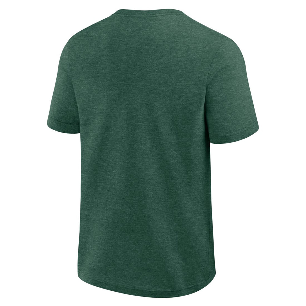 Green Bay Packers Logo Athletic Success T-Shirt - Heather Green T-shirts