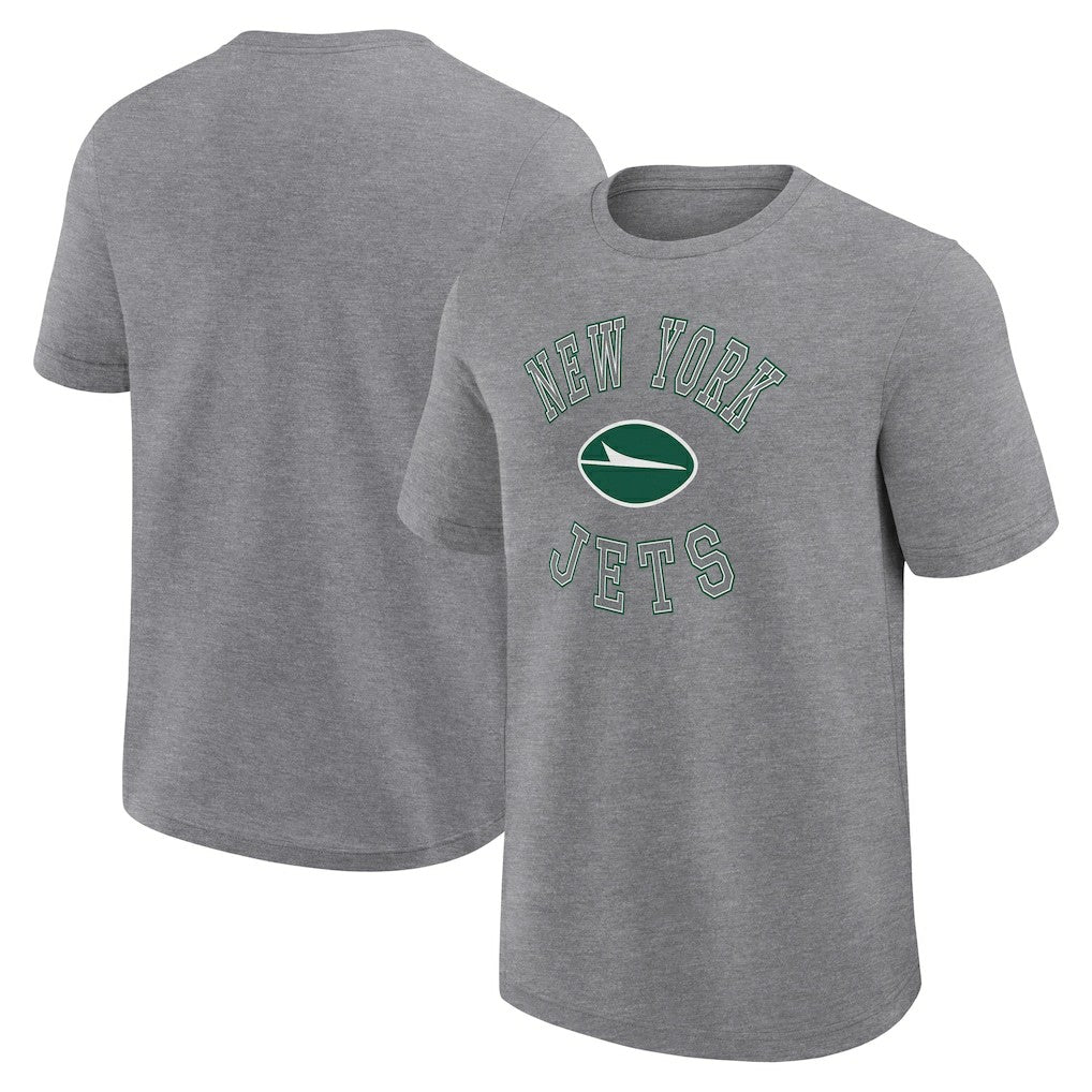 New York Jets Logo Athletic Success T-Shirt - Heather Gray T-shirts