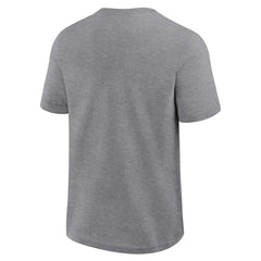 Las Vegas Raiders Logo Athletic Top Notch T-Shirt - Heather Gray T-shirts