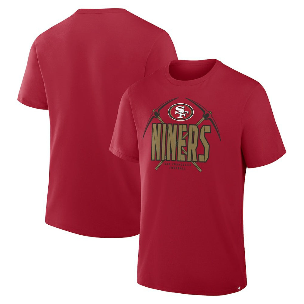 San Francisco 49ers Hometown True Favorite T-Shirt - Scarlet T-shirts
