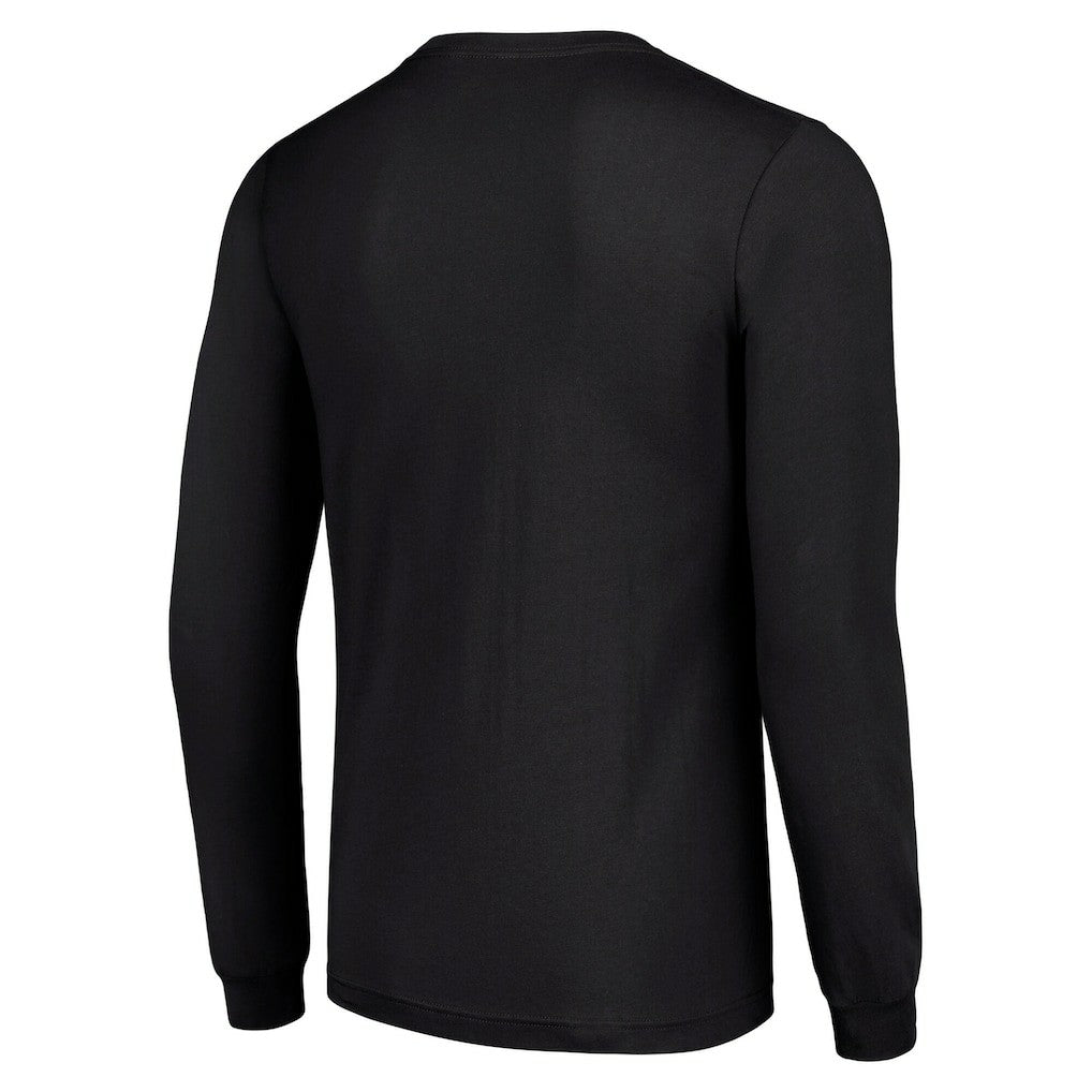 Pittsburgh Steelers Starter Shield Logo Long Sleeve T-Shirt - Black T-shirts