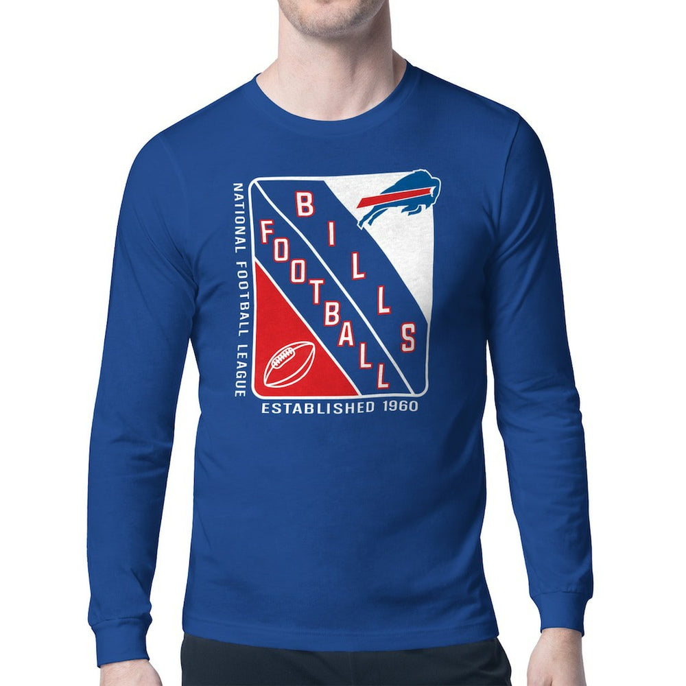 Buffalo Bills Starter Shield Logo Long Sleeve T-Shirt - Royal T-shirts