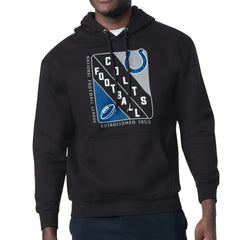 Indianapolis Colts Starter Shield Logo Pullover Hoodie - Black Hoodies