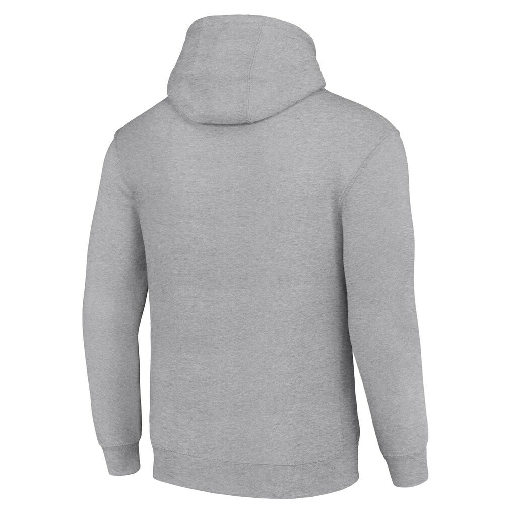 Minnesota Vikings Starter Shield Logo Pullover Hoodie - Heather Gray Hoodies