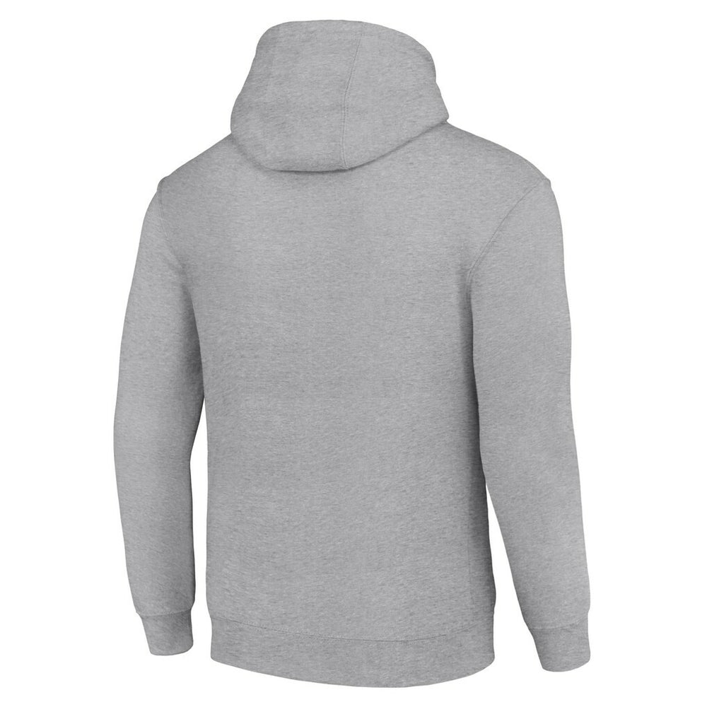 Minnesota Vikings Starter Shield Logo Pullover Hoodie - Heather Gray Hoodies