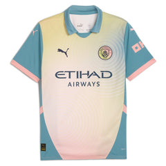 Kevin De Bruyne Manchester City 2024/25 Fourth Replica Player Jersey Blue - Puma for sale