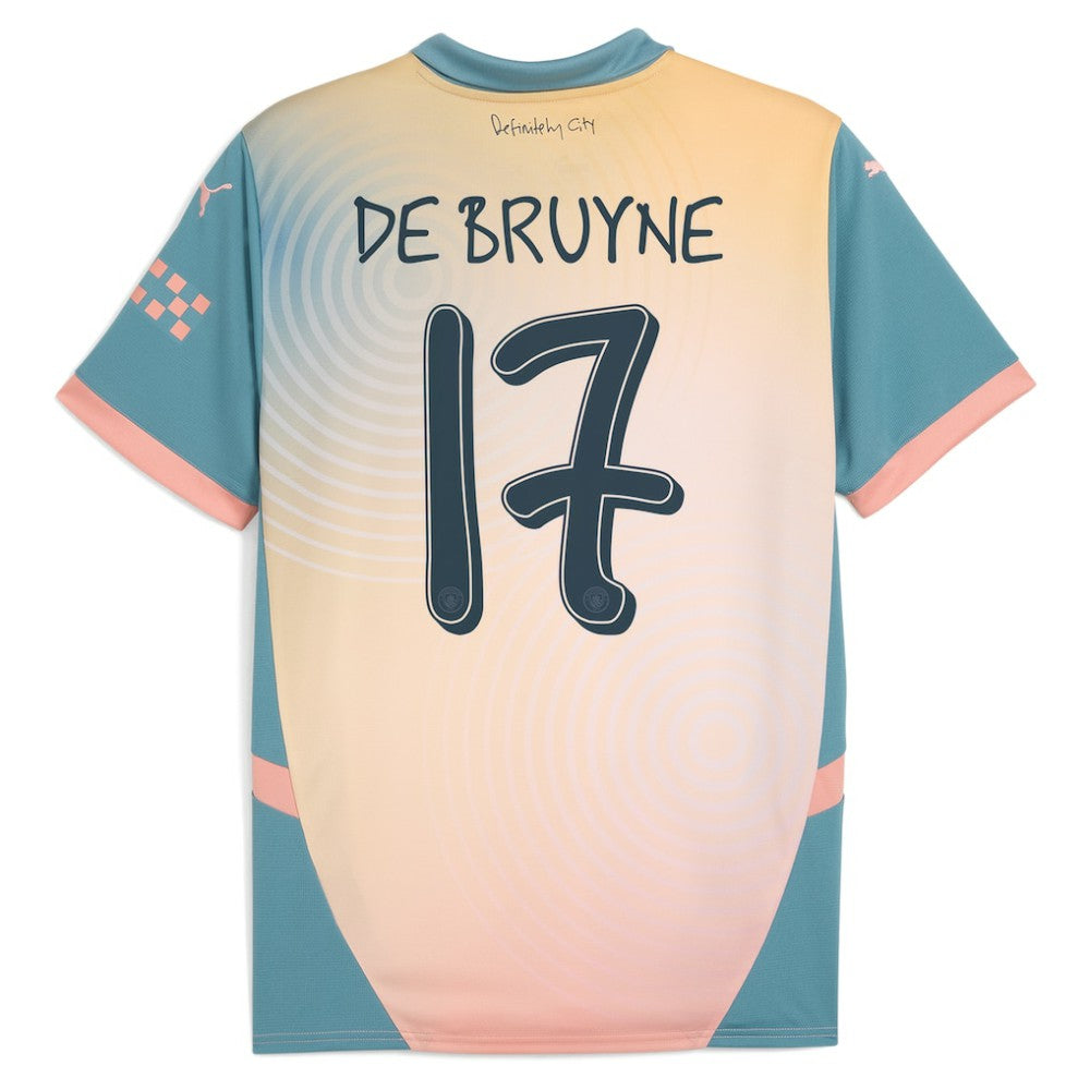 Kevin De Bruyne Manchester City 2024/25 Fourth Replica Player Jersey Blue - Puma for sale
