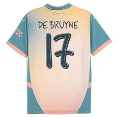 Kevin De Bruyne Manchester City 2024/25 Fourth Replica Player Jersey Blue - Puma for sale