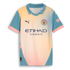 Kevin De Bruyne Manchester City Youth 2024/25 Fourth Replica Player Jersey Blue - Puma sale