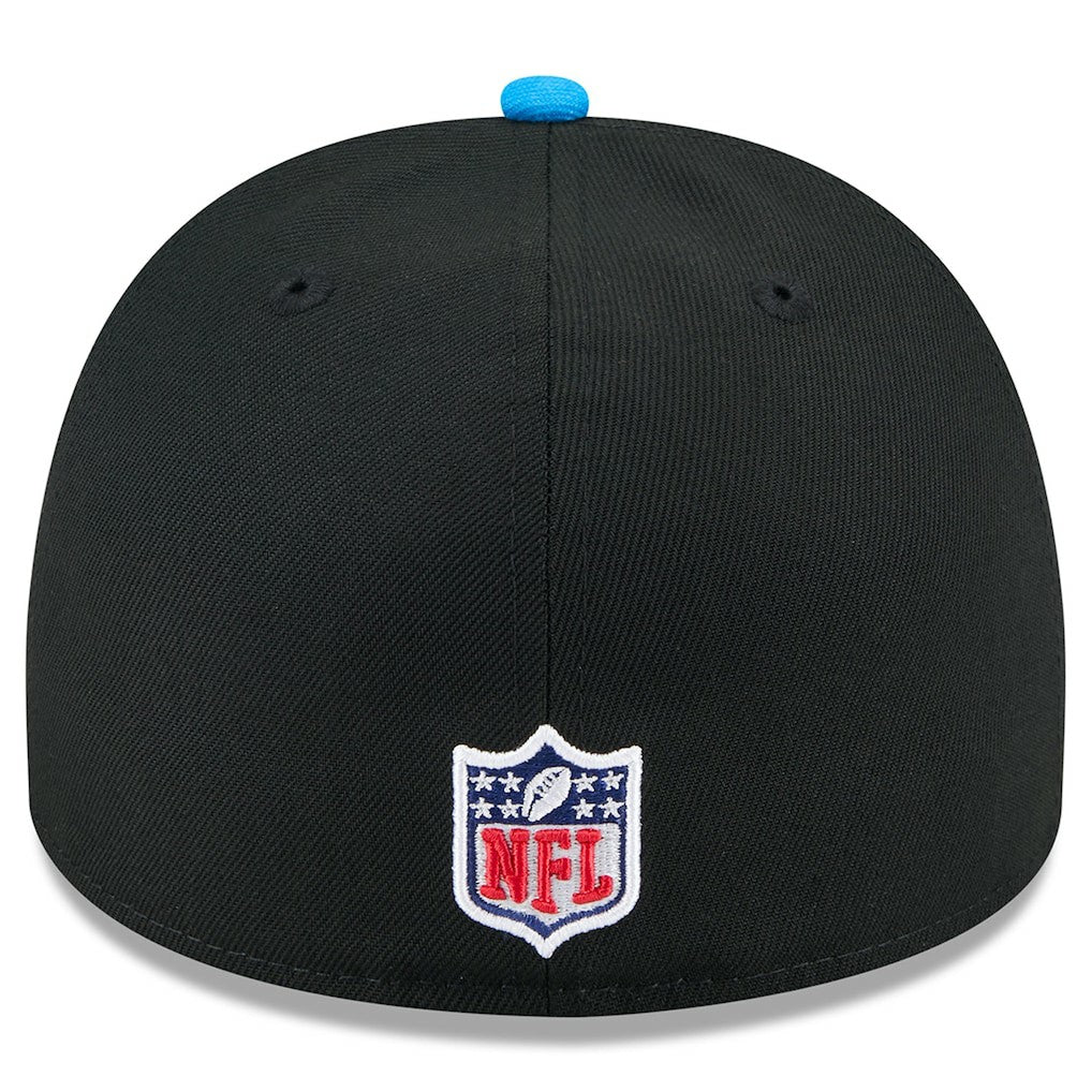 Los Angeles Chargers New Era 2025 NFL Draft On Stage A-Frame 59FIFTY Fitted Hat - Black/Powder Blue Hats