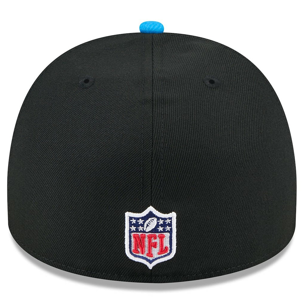 Detroit Lions New Era 2025 NFL Draft On Stage A-Frame 59FIFTY Fitted Hat - Black/Blue Hats