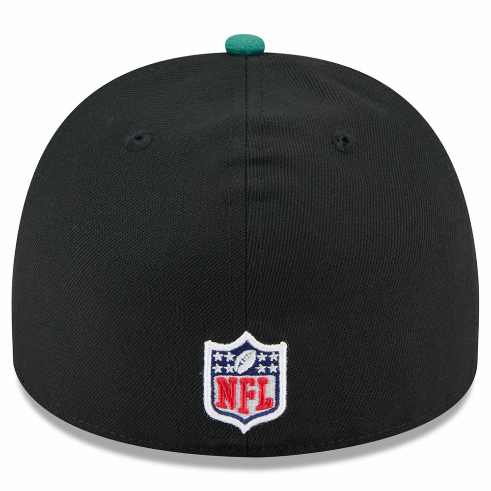 New York Jets New Era 2025 NFL Draft On Stage A-Frame 59FIFTY Fitted Hat - Black/Green Hats