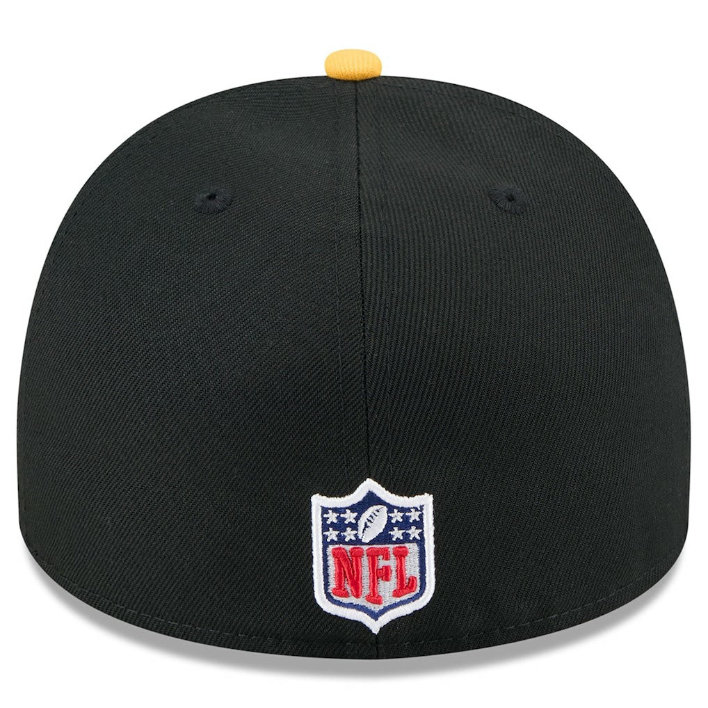 Pittsburgh Steelers New Era 2025 NFL Draft On Stage A-Frame 59FIFTY Fitted Hat - Black/Gold Hats